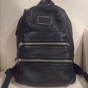 MARC BY MARC JACOBS Black Leather Backpack